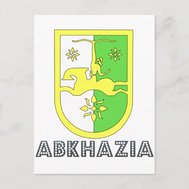 Abkhazian Emblem Postcard (Front)