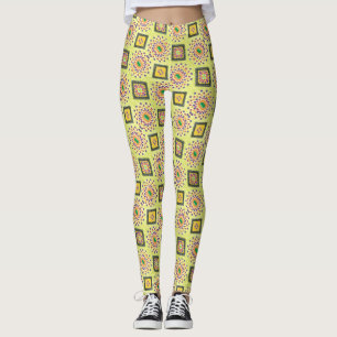 ABL - 0246 - Green Mandala - Leggings