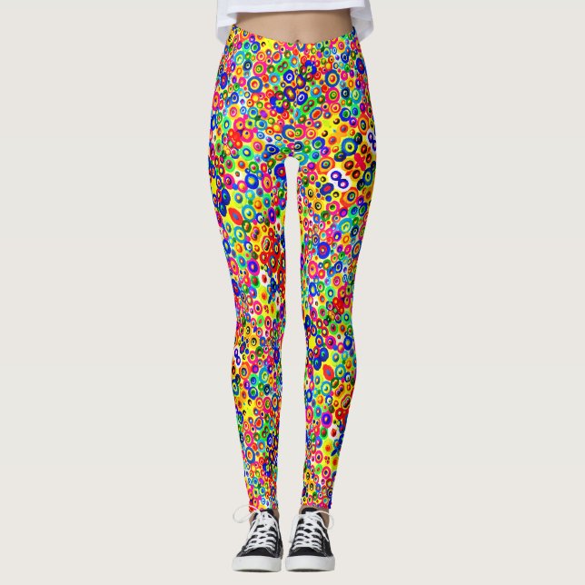 ABL - 0272 - Colourful Dotting - Leggings (Front)