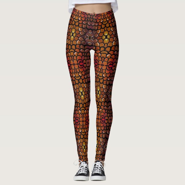 ABL - 0295 - Bronze Scales - Leggings (Front)