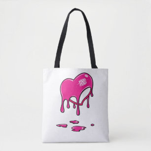 Able Abe Studios Candy drip heart shoulder tote Bag