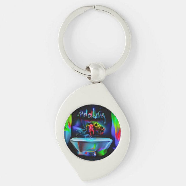 Ablutophobia 2 key ring (Front)