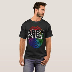 Abnormal Abby Normal Coloured Warped Spiral Crazy T-Shirt