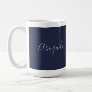 abogado tasa coffee mug
