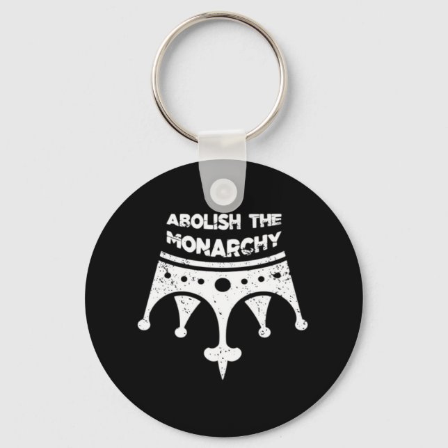 Abolish Anti No Kings In America Bumper Classic Key Ring (Front)