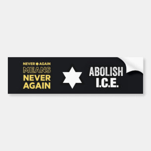 Abolish I.C.E. Bumper Sticker