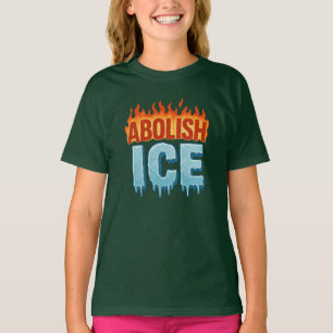 Abolish ICE – Fire vs Ice Protest T-Shirt