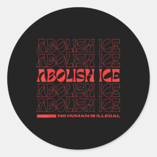 Abolish Ice Immigration Protests Usa Los Angeles A Classic Round Sticker