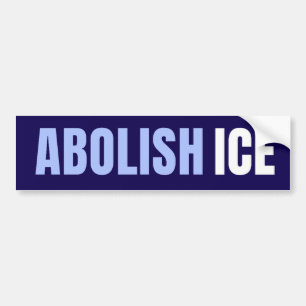 Abolish ICE Political Anti Trump Bumper Sticker