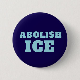 Abolish ICE Protest Sticker Decal  6 Cm Round Badge