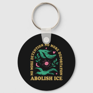 Abolish Ice Retro Protest And Resist Support Immig Key Ring