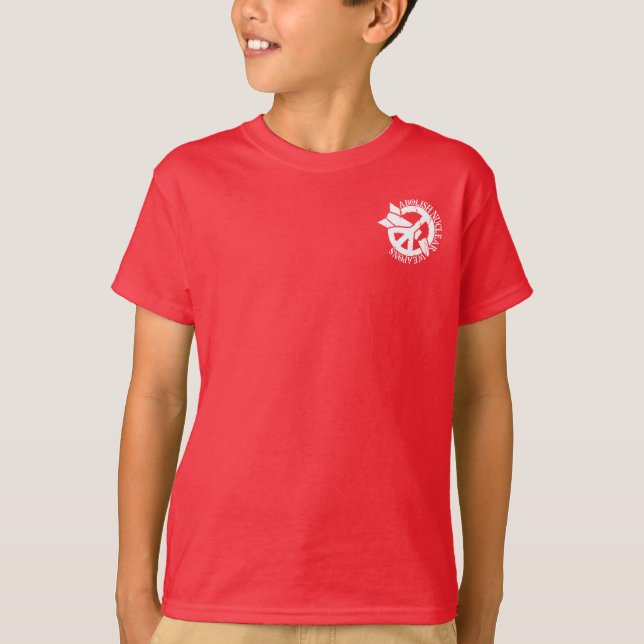 Abolish Nuclear Weapons - kids t-shirt (Front)