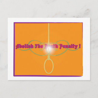 Abolish The Death Penalty! Postcard