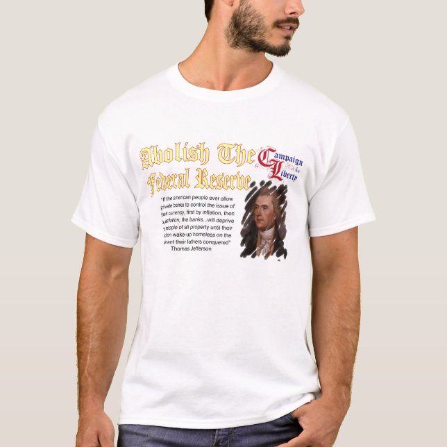 Abolish the Fed T-Shirt (Front)