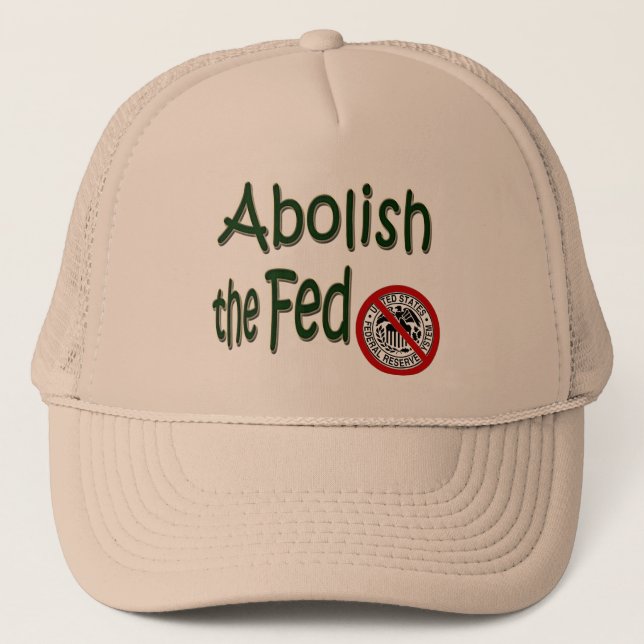 Abolish the Federal Reserve Hat Cap (Front)