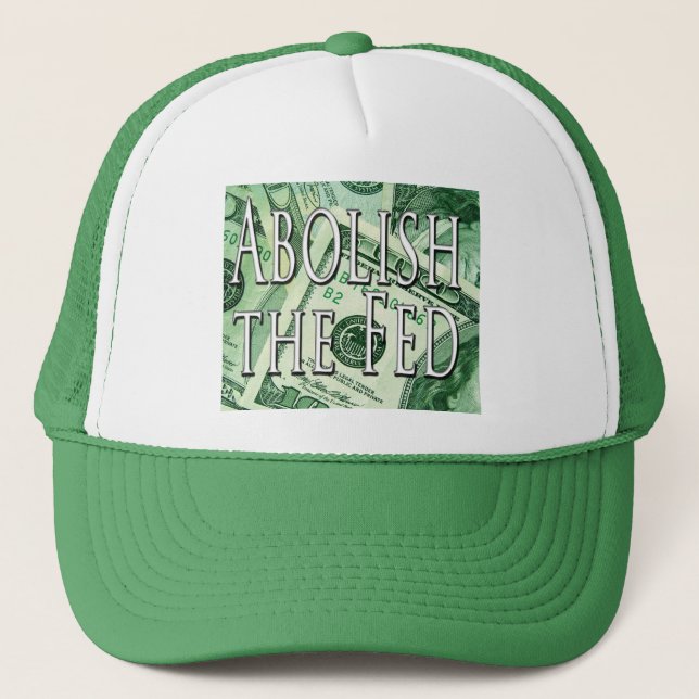 Abolish the Federal Reserve Hat Cap (Front)