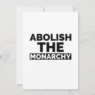Abolish the monarchy holiday card