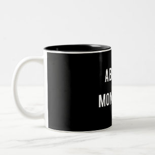 Abolish the Monarchy Two-Tone Coffee Mug