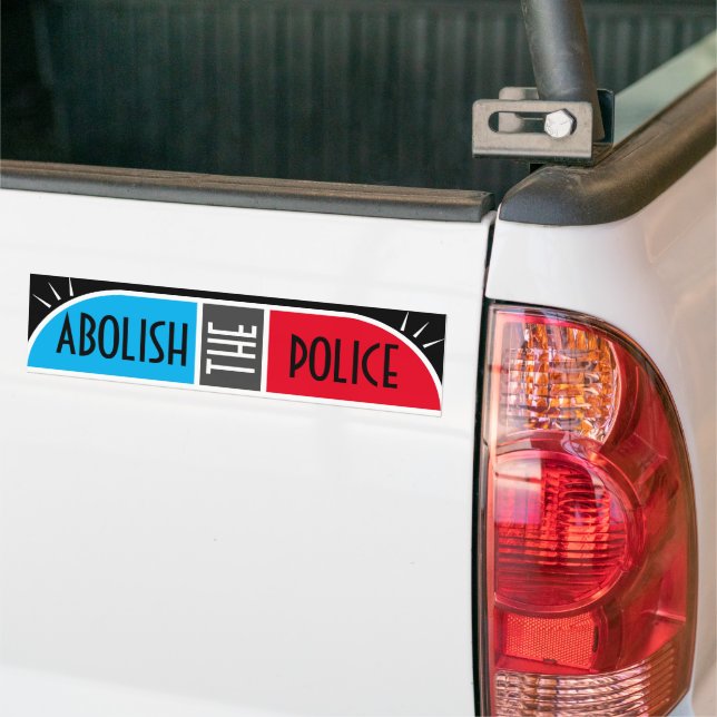 Abolish the Police Bumper Sticker (On Truck)