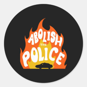 Abolish The Police Fire Sticker