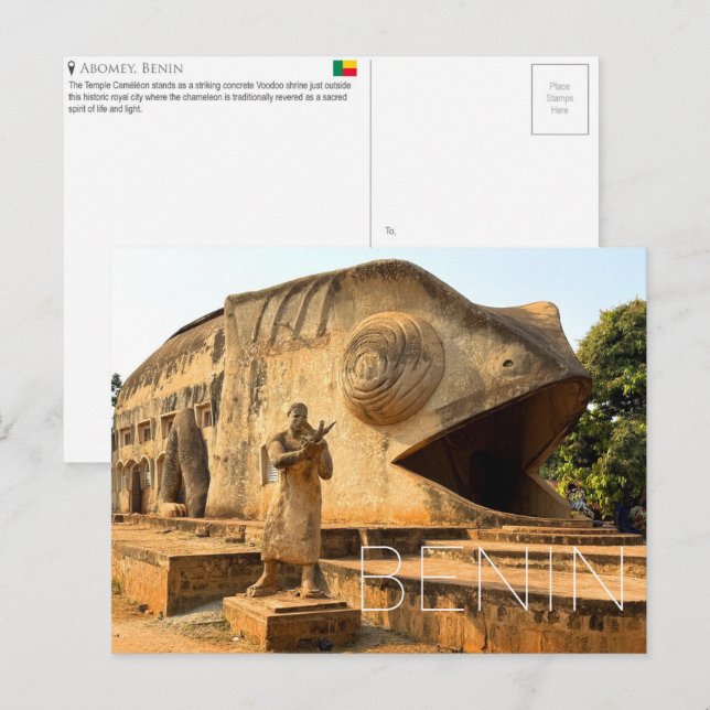 Abomey, Benin Travel Postcard (Front/Back)