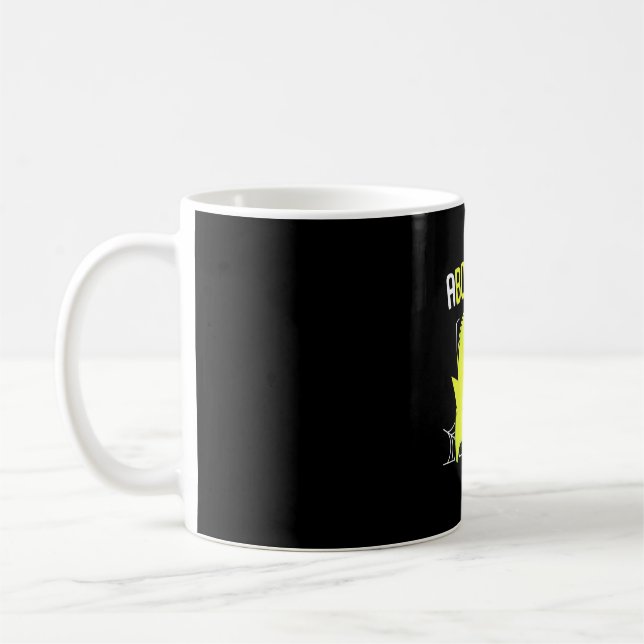 Aboocado Avocado Halloween Coffee Mug (Left)