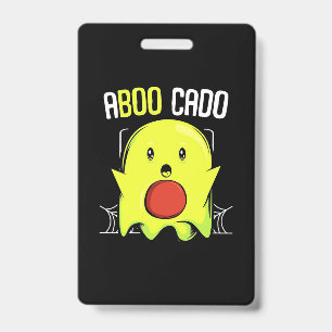 Aboocado Avocado Halloween ID Badge