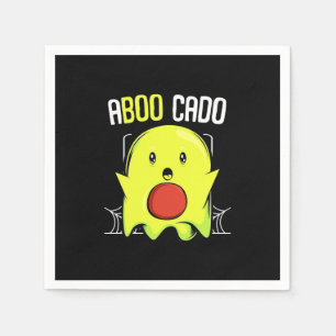 Aboocado Avocado Halloween Napkin