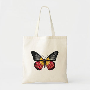 Aborigin Monarque Butterfly Flag Tote Bag
