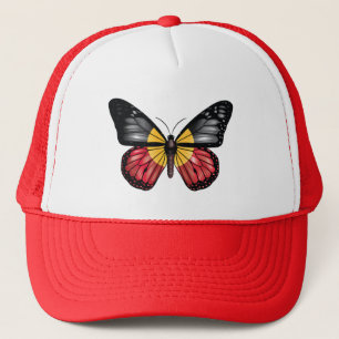 Aborigin Monarque Butterfly Flag Trucker Hat