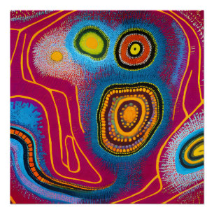 Aboriginal Abstract Art Vol 01 Poster