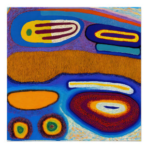 Aboriginal Abstract Art Vol 04 Poster
