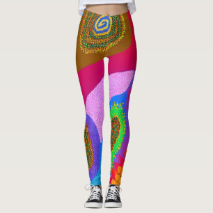 Aboriginal Abstract Art Vol 05 Leggings