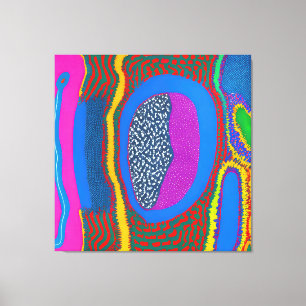 Aboriginal Abstract Art Vol 07 Canvas Print
