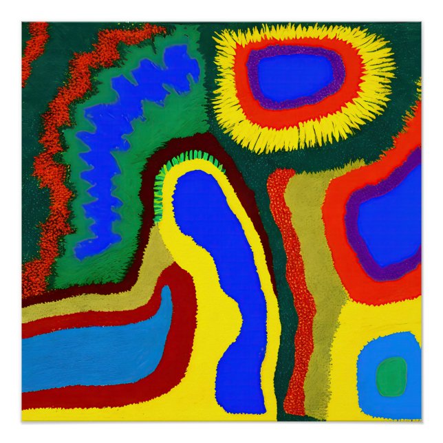 Aboriginal Abstract Art Vol 08 Poster (Front)