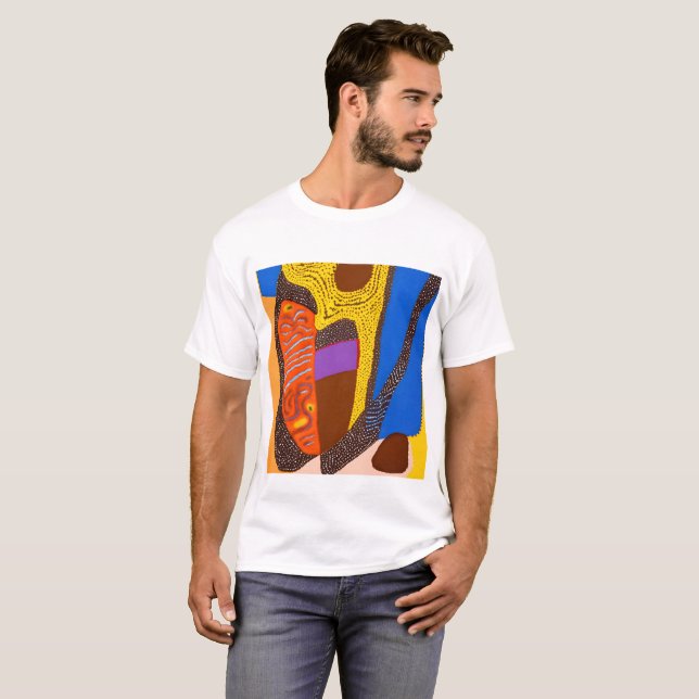 Aboriginal Abstract Art Vol 09 T-Shirt (Front Full)