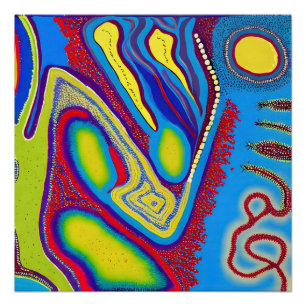 Aboriginal Abstract Art Vol 10 Poster