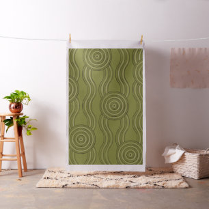 Aboriginal Art Bush Fabric