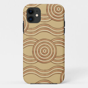 Aboriginal art earth iPhone 11 case