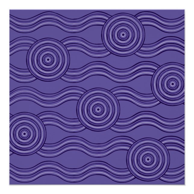 Aboriginal art melaleuca poster (Front)