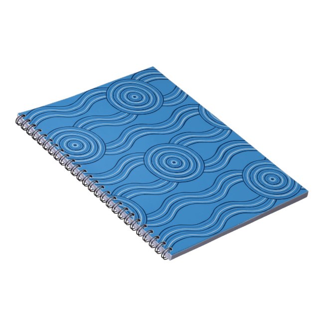 Aboriginal art ocean notebook (Right Side)