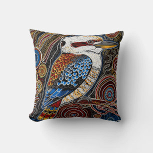 ABORIGINAL ART OF KOOKABURRA CUSHION