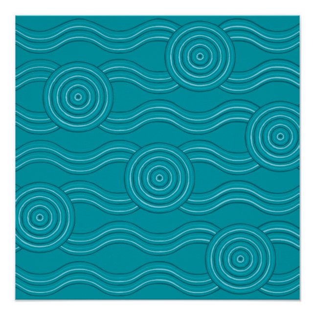 Aboriginal art reef poster (Front)