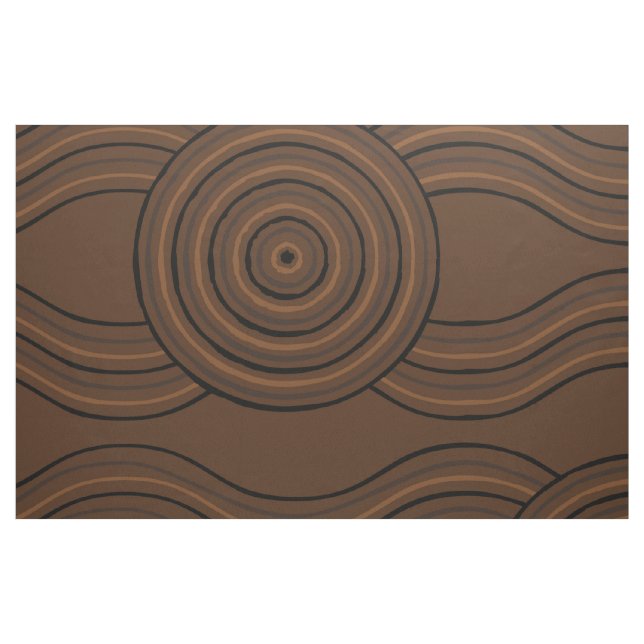 Aboriginal Art Soil Fabric (Fat Quarter)