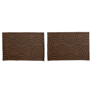 Aboriginal art soil pillowcase