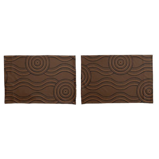 Aboriginal art soil pillowcase (Front-Set)