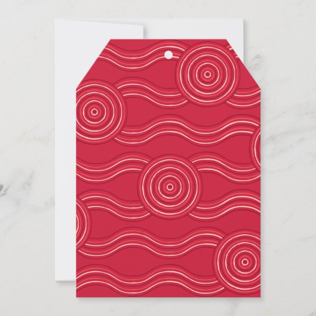 Aboriginal art waratah (Front)