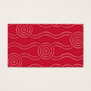 Aboriginal art waratah