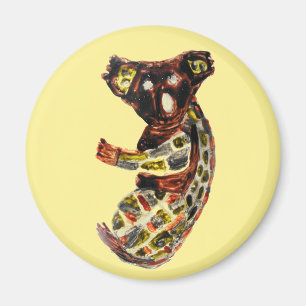 Aboriginal Art Wild Animal Koala Bear Magnet