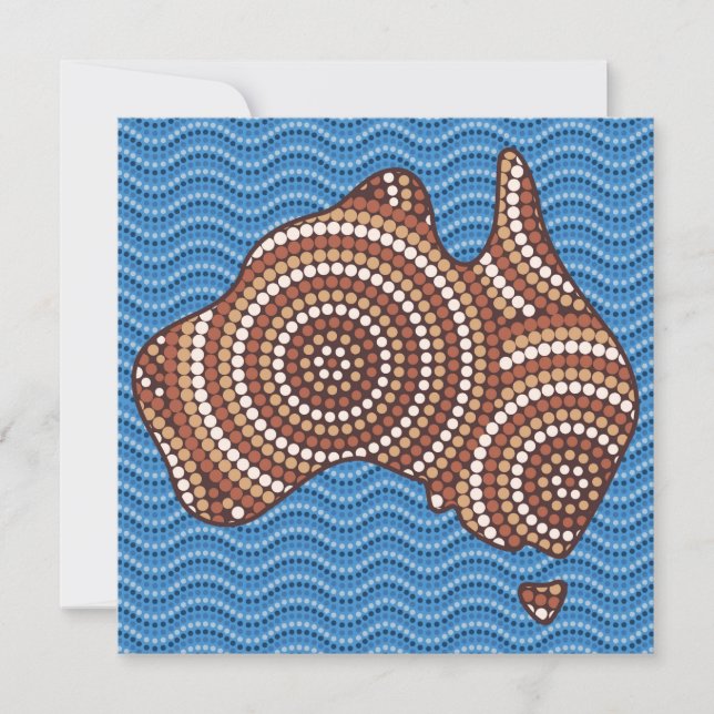 Aboriginal Australia dot painting (Front)